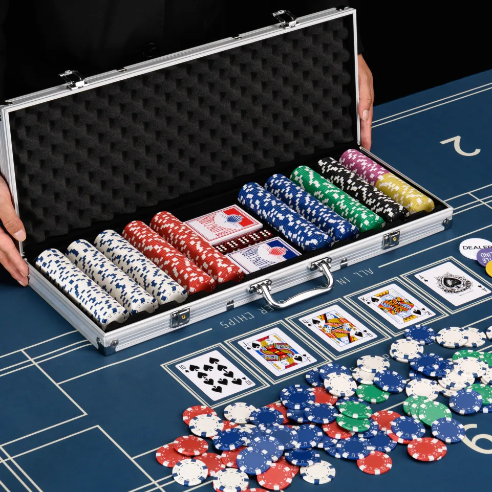 MUWO "All In" Pokerkoffer-Set mit 500 Chips
