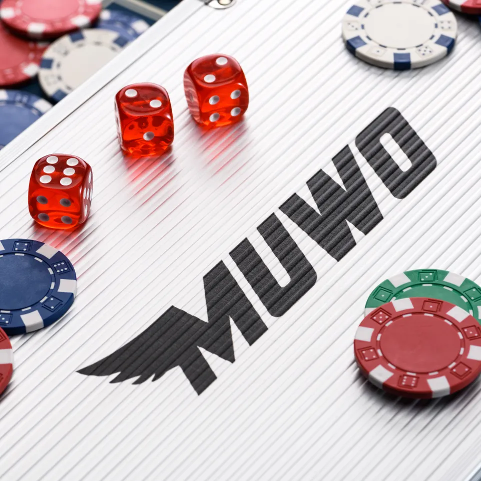 MUWO "All In" Pokerkoffer-Set mit 500 Chips