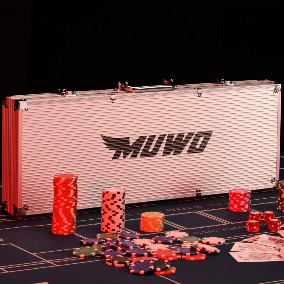 MUWO "All In" Pokerkoffer-Set mit 500 Chips