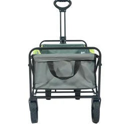 MUWO faltbarer Bollerwagen 100 L, max. 110 kg grün