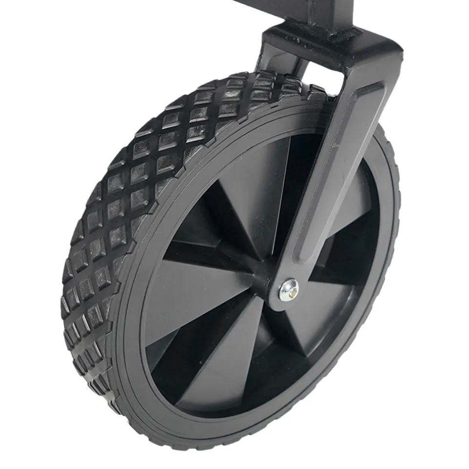 MUWO faltbarer Bollerwagen 100 L, max. 110 kg blau/schwarz