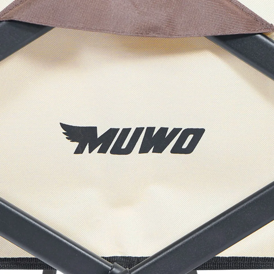 MUWO faltbarer Bollerwagen 100 L, max. 110 kg braun/beige