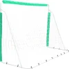 MUWO Fußballtor aus Stahl 240 x 150 cm grün/weiß