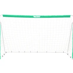 MUWO Fußballtor aus Stahl 240 x 150 cm grün/weiß