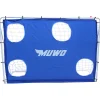 MUWO Fußballtor mit Torwand 217 x 153 cm blau