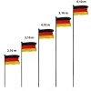 MUWO "Glory" Fahnenmast 6,1 m mit Bodenhülse schwarz