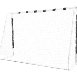 MUWO großes Fußballtor aus Stahl 3 x 2 m schwarz/weiß