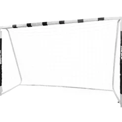 MUWO großes Fußballtor aus Stahl 3 x 2 m schwarz/weiß