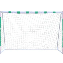 MUWO großes Fußballtor aus Stahl 3 x 2 m grün/weiß