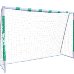 MUWO großes Fußballtor aus Stahl 3 x 2 m grün/weiß