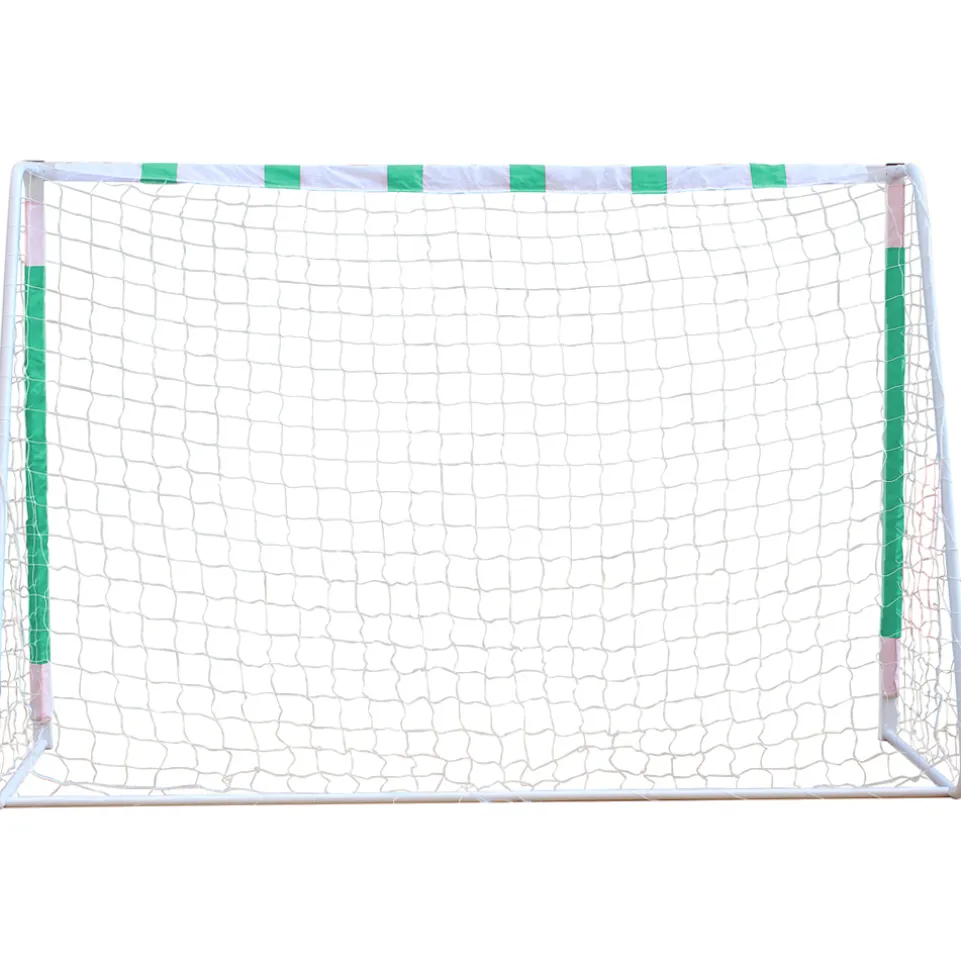 MUWO großes Fußballtor aus Stahl 3 x 2 m grün/weiß