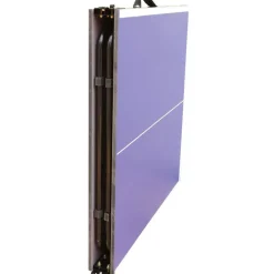 MUWO Indoor faltbare Mini Tischtennisplatte 137 x 76 cm blau