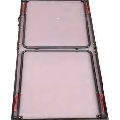 MUWO Indoor faltbare Mini Tischtennisplatte 137 x 76 cm blau