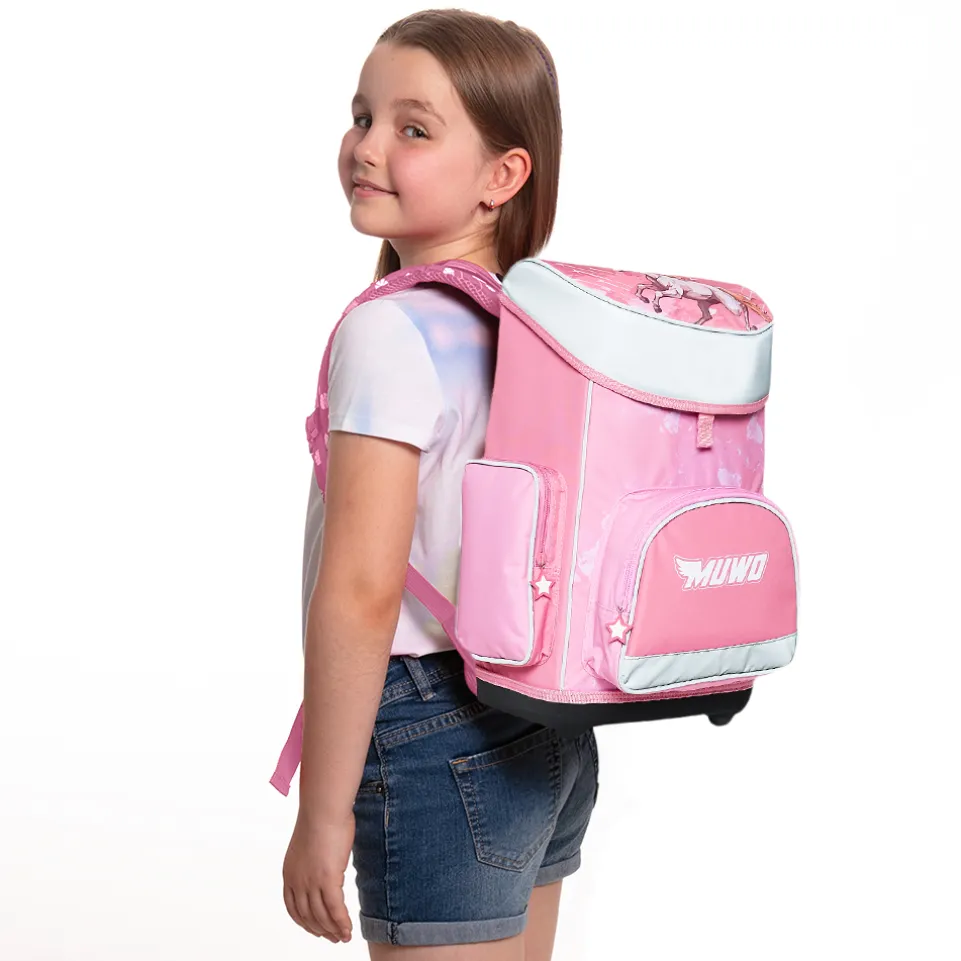 MUWO "Lil Horse" Kinder Schulranzen Set 5tlg.