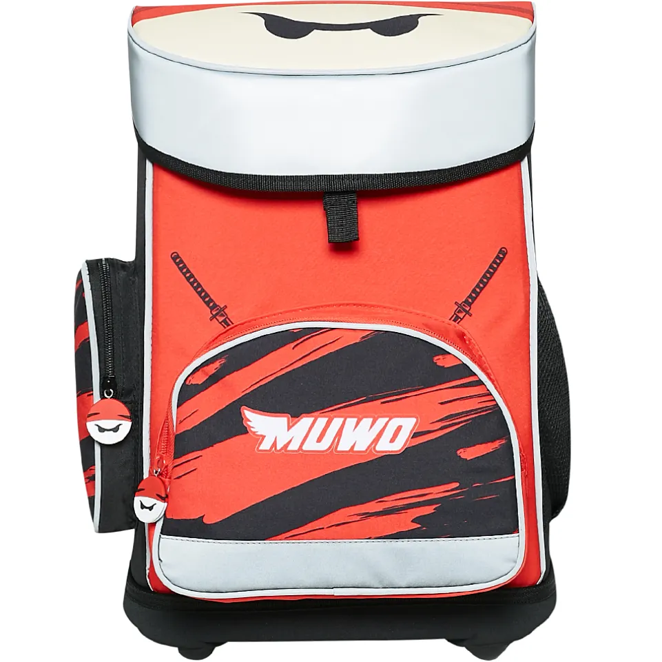 MUWO "Lil Ninja" Kinder Schulranzen Set 5tlg.