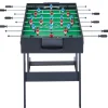 MUWO "Mondial" Indoor faltbarer Tischkicker schwarz