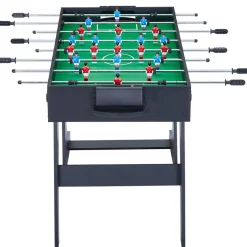 MUWO "Mondial" Indoor faltbarer Tischkicker schwarz