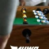 MUWO "Mondial" Indoor faltbarer Tischkicker braun