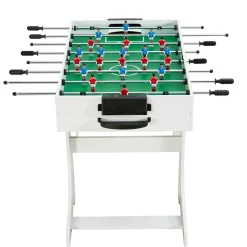 MUWO "Mondial" Indoor faltbarer Tischkicker weiß