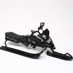 MUWO "Snowglider" Kinder Lenkschlitten schwarz