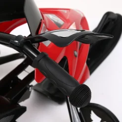 MUWO "Snowglider" Kinder Lenkschlitten rot