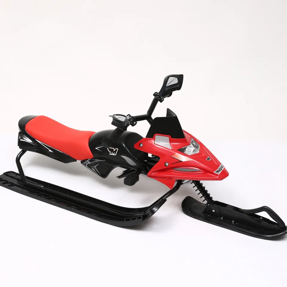 MUWO "Snowglider" Kinder Lenkschlitten rot