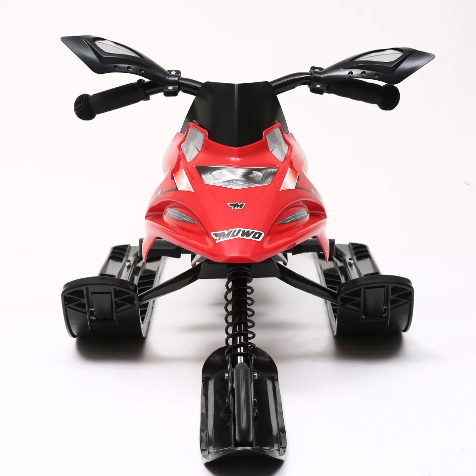 MUWO "Snowglider" Kinder Lenkschlitten rot