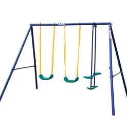MUWO "Tabalu" Spielgerüst mit 2 Schaukeln und Wippe