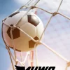 MUWO "Topscorer" Gummi-Fußball weiß rot