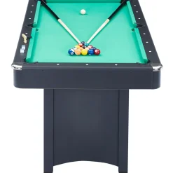 MUWO "Winner" Billardtisch 153x84x79 cm schwarz grün
