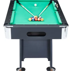 MUWO "Winner Pro" Billardtisch 183x102x81 cm schwarz grün