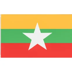 Myanmar MUWO "Nations Together" Flagge 90x150cm