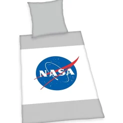 NASA Bettwäsche Set 135 x 200 cm + 80 x 80 cm Baumwolle 4006891965547