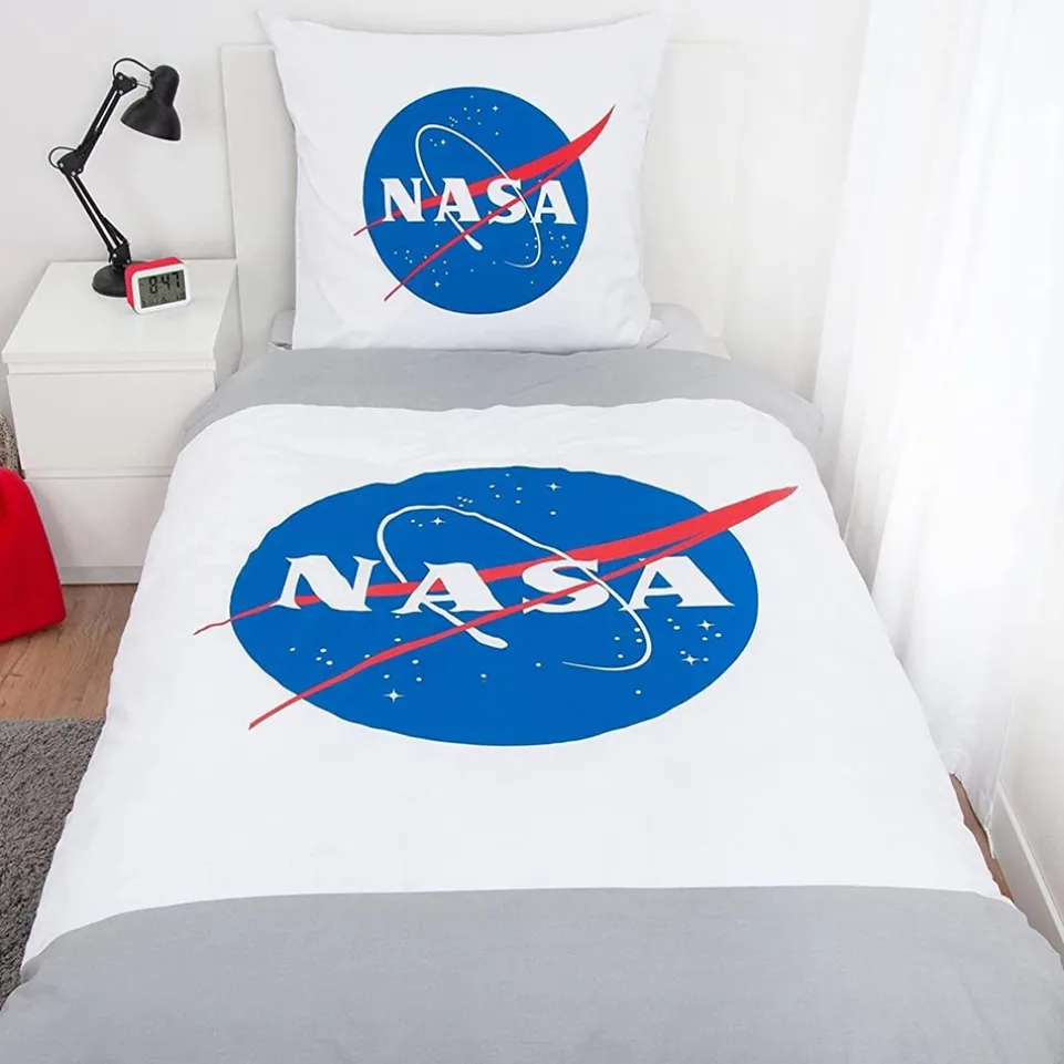 NASA Bettwäsche Set 140 x 200 cm + 70 x 90 cm Baumwolle 4006891965554
