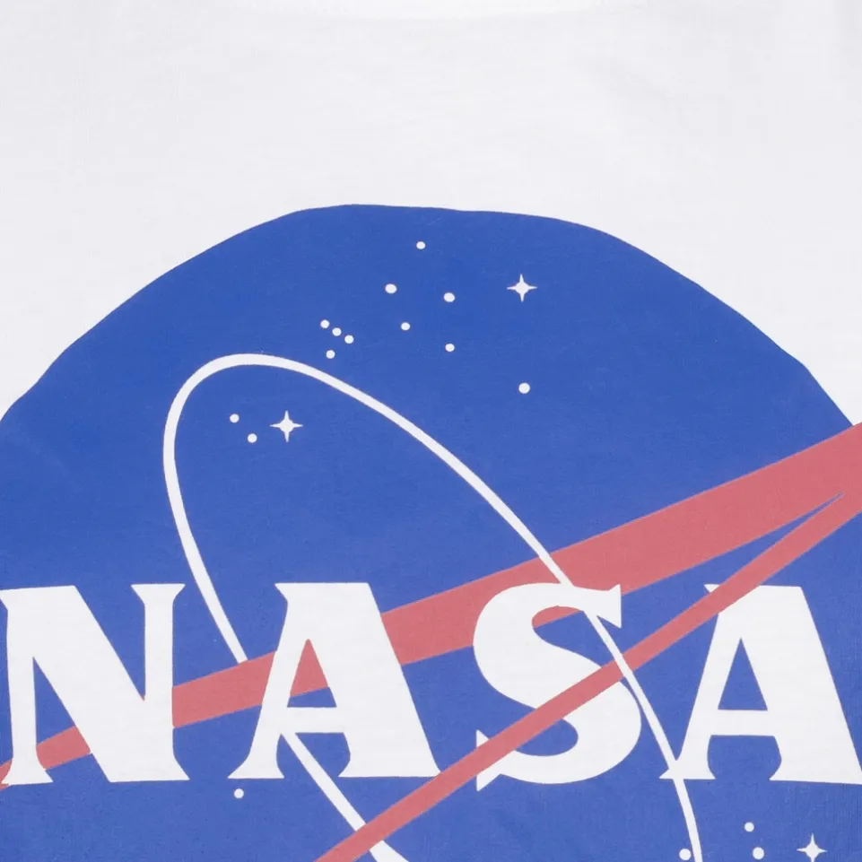 NASA Circle Logo Herren T-Shirt TMMTS007WHT