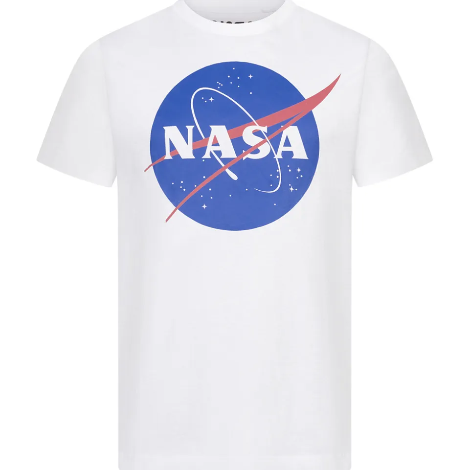 NASA Circle Logo Herren T-Shirt TMMTS007WHT