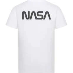 NASA Circle Logo Herren T-Shirt TMMTS007WHT
