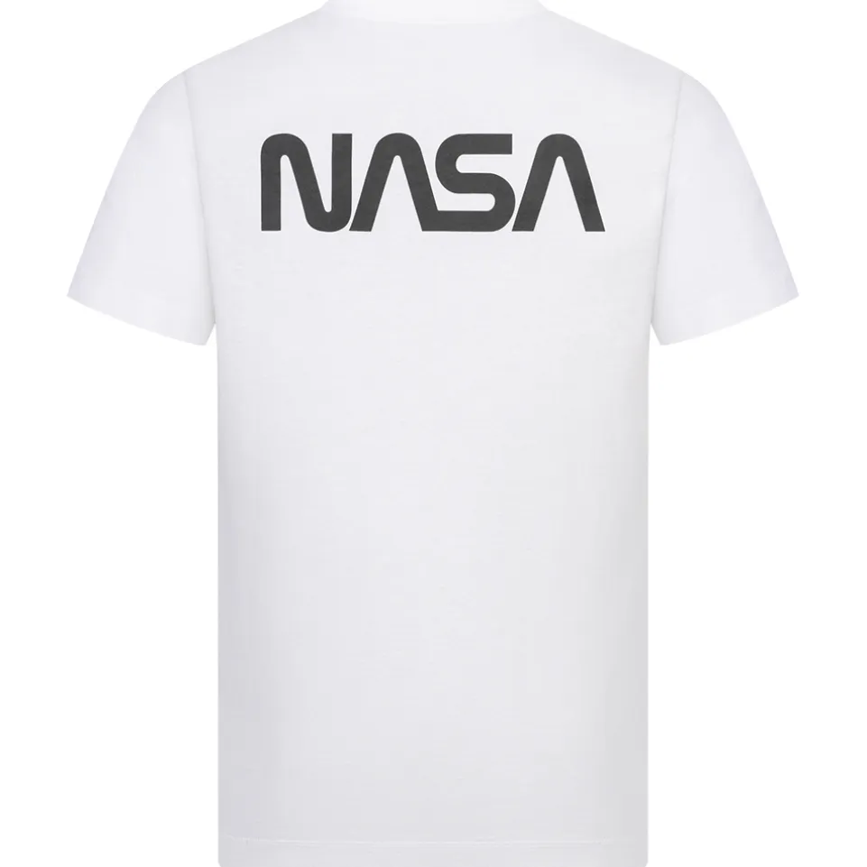 NASA Circle Logo Herren T-Shirt TMMTS007WHT