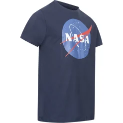 NASA Circle Logo Herren T-Shirt TMMTS007NVY