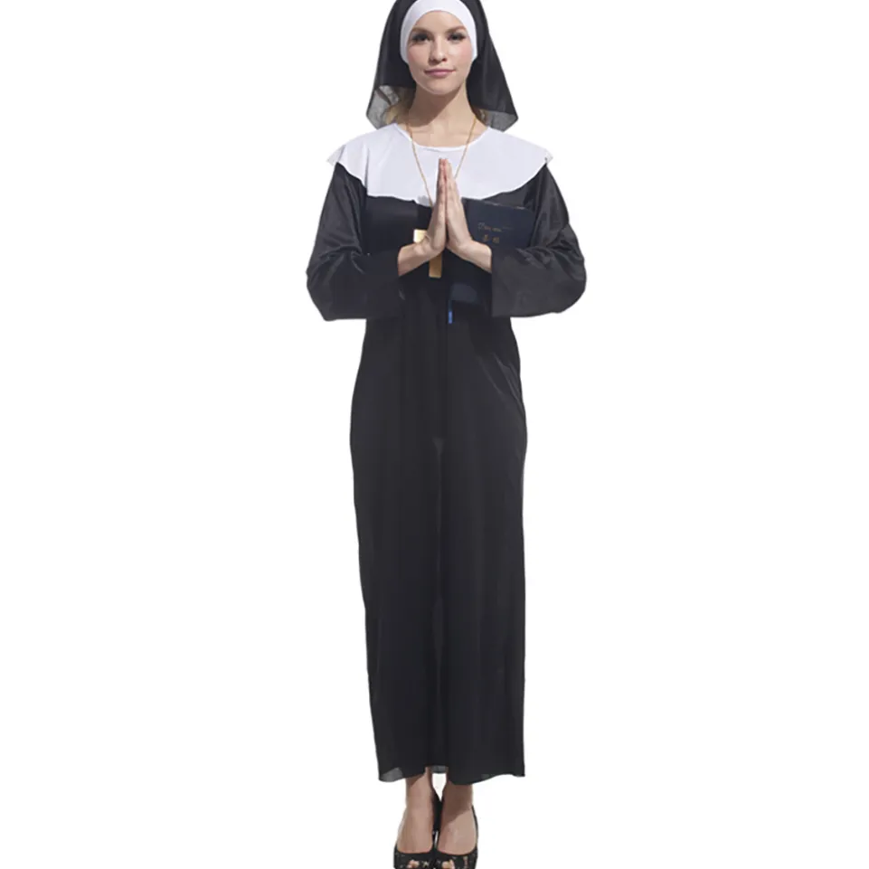 Nonne Damen Kostüm "Pretty Nun" MIESEPETER®