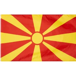 Nordmazedonien Flagge MUWO "Nations Together" 90 x 150 cm