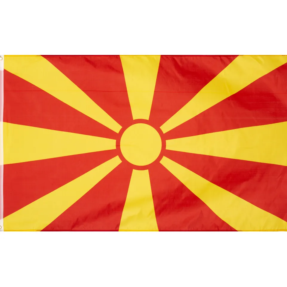 Nordmazedonien Flagge MUWO "Nations Together" 90 x 150 cm