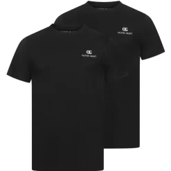 OLIVER GRANT® Herren Unterhemden Rundhals 2er-Pack schwarz 39493133