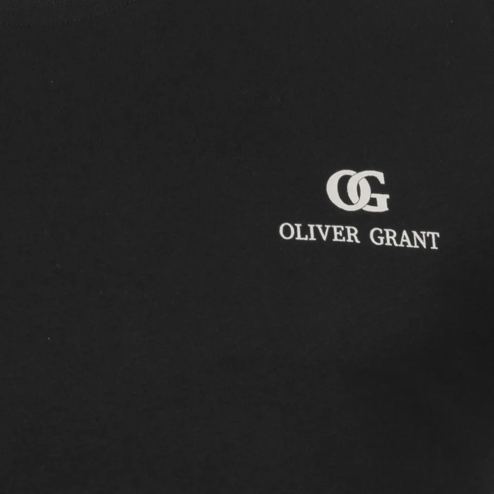 OLIVER GRANT® Herren Unterhemden Rundhals 2er-Pack schwarz 39493133