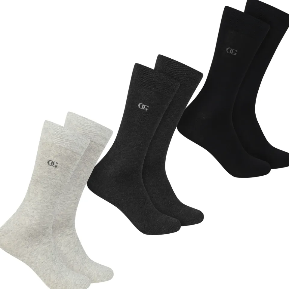 OLIVER GRANT® Unisex Casual Socken 3 Paar 93890709