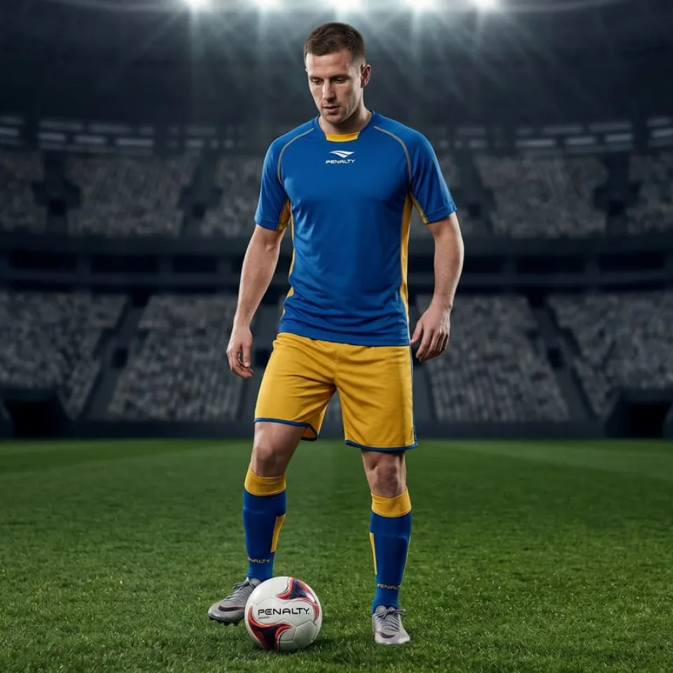 PENALTY Nazionale Herren Trikot-Set 2-teilig Royal/Gold 3.085.116.010