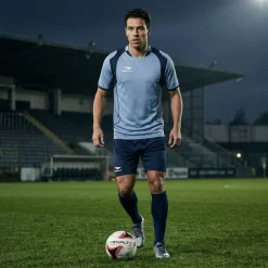 PENALTY Tempo Herren Trikot-Set Ice Blue/Navy 3.085.056.073