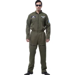 Pilot Kampfjet Kostüm "Air Force" MIESEPETER® grün