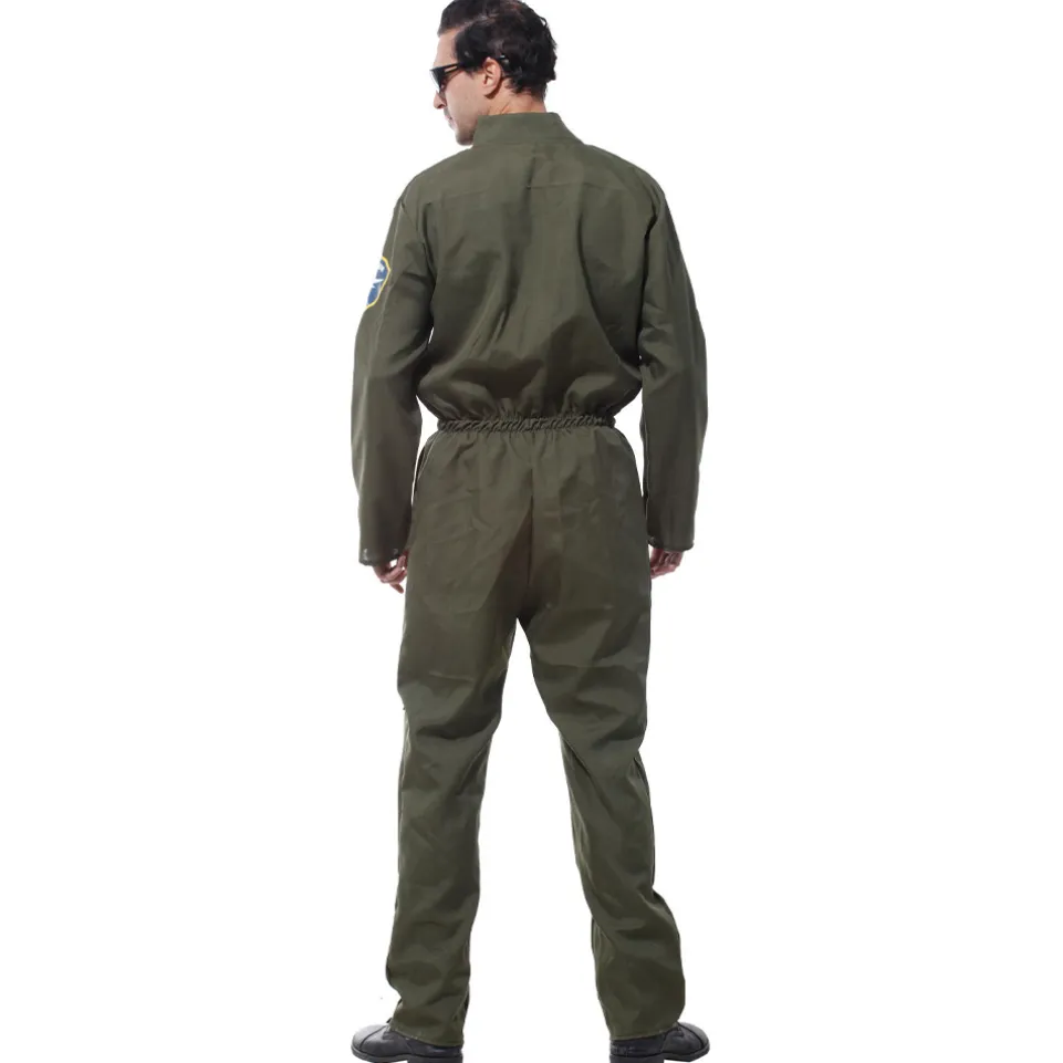 Pilot Kampfjet Kostüm "Air Force" MIESEPETER® grün