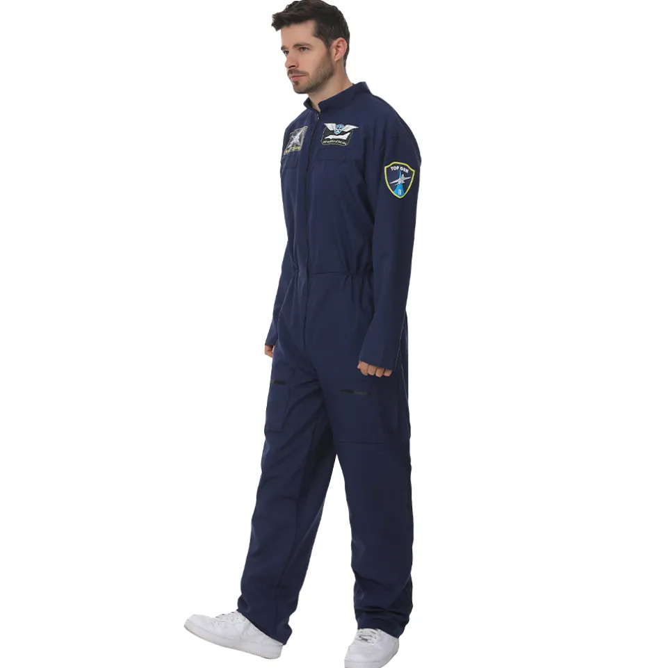Pilot Kampfjet Kostüm "Air Force" MIESEPETER® navy